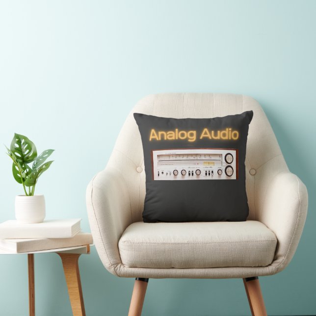 Almofada HI FI antigo de áudio analógico (Cadeira)