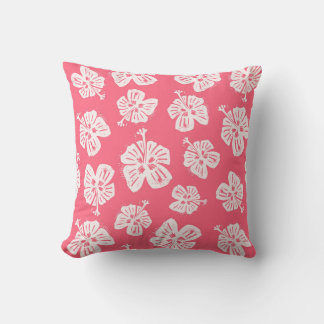 Almofada hibisco tropical para um pouco de paraíso em casa