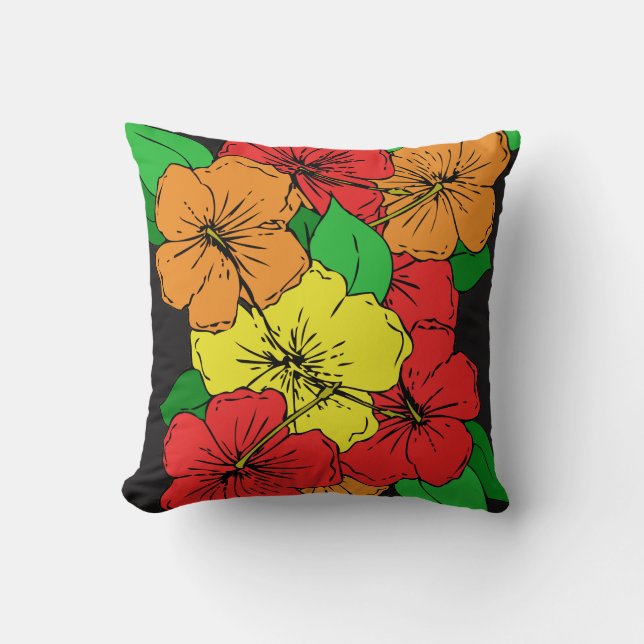 Almofada Hibiscus Flowers ROY (Frente)