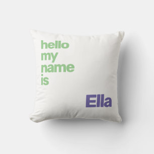 Almofada híbrido de bebês unisex simples e roxo moderno