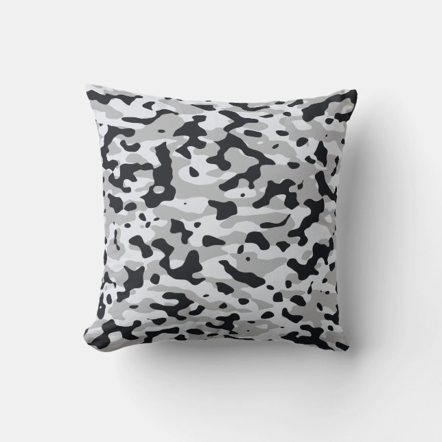 Almofada High contrast urban camouflage (Frente)