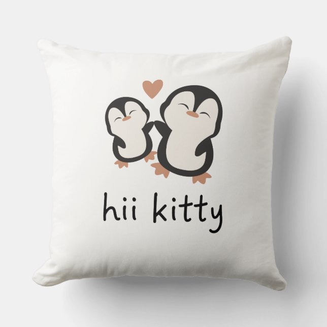 Almofada hii kitty  cute pillowcase (Frente)