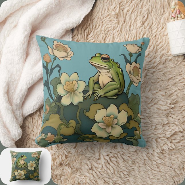 Almofada Hiiaka (Hiiaka Throw Pillow (Front & Back))