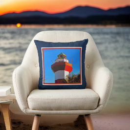 Almofada Hilton Head Island Harbor Town Lighthouse