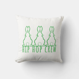 Almofada Hip Hop Crew Cute Bunny Rabbits