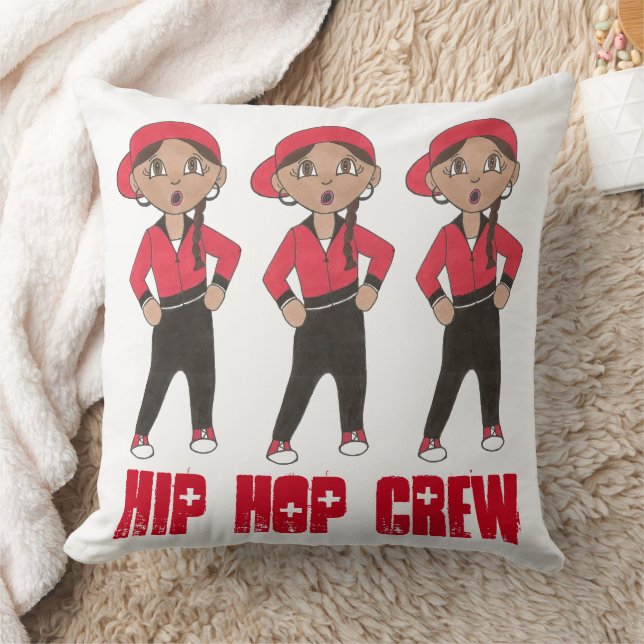 Almofada Hip Hop Crew Dance Competition Team Hiphop Girl (Cobertor)