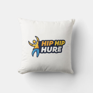 Almofada Hip Hure! Celebração de vamos