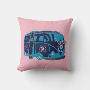 Almofada Hippie Van Jogo Coxim 41 x 41 cm