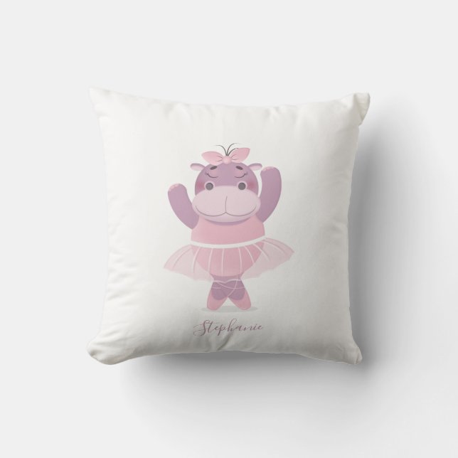 Almofada Hippo Ballerina Nursery (Frente)