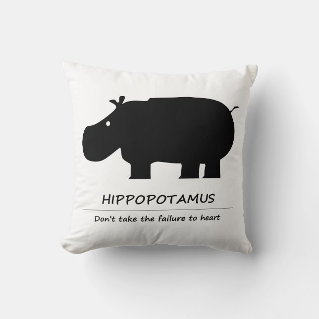 Almofada Hippopotamus (Frente)