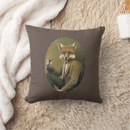 Almofada Hipster Vintage Fox Throw