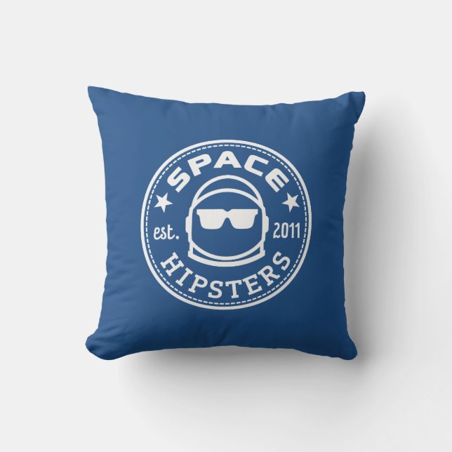 Almofada Hipsteres do espaço 16" travesseiro decorativo (Frente)