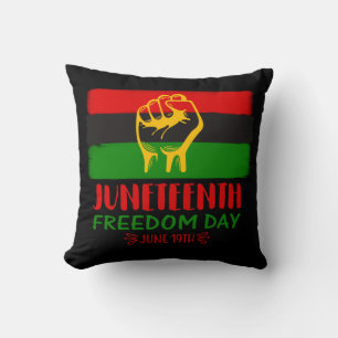 Almofada História Negra do Dia da Liberdade