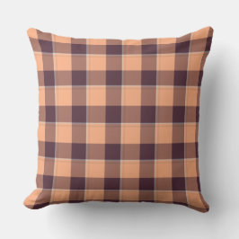 Almofada Hit Pink and Livid Brown Plaid