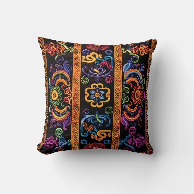 Almofada Hmong Brocade Pattern (Frente)