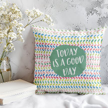 Hoje É Um Bom Dia De Aquarela Motivativa