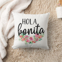 Hola Bonita Rosas Espanholas Tipografia Chic Moder
