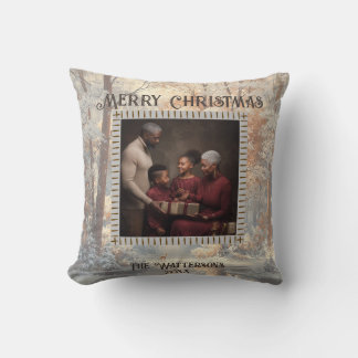 Almofada Holiday Greeting Throw Pillow
