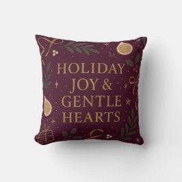Almofada Holiday Joy Throw Pillow