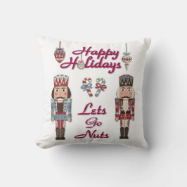 Almofada Holiday Nutcracker deixa Loucos Travesseiro