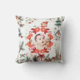 Almofada “Holiday Snuggles: Baby’s First Christmas Pillow”