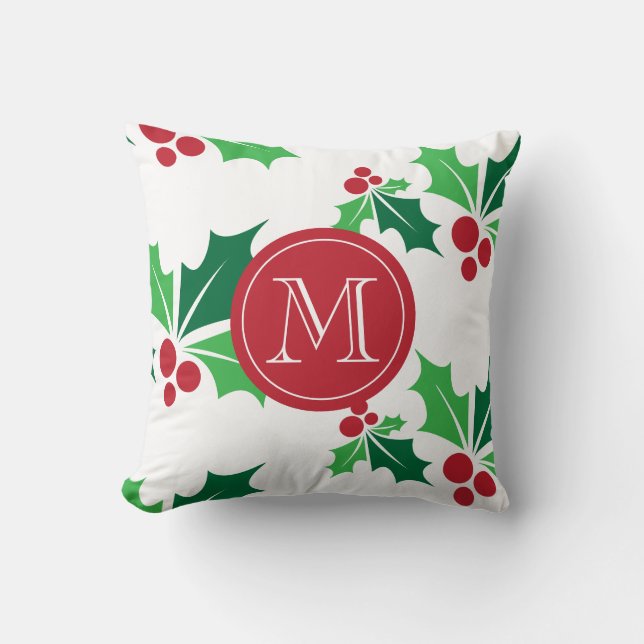 Almofada Holly Christmas (Frente)