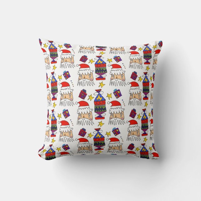 Almofada Holly Jolly Santa Pillow (Frente)