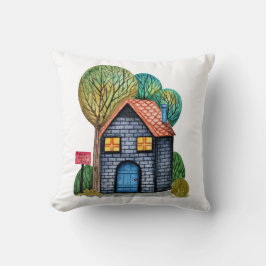 Almofada Home Art Bonito De Aquarela