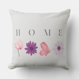 Almofada HOME Floral Butterfly with Pastel Accents