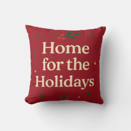 Almofada Home for the Holidays | Festive pillow