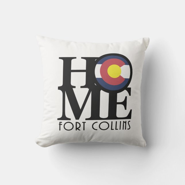 Almofada HOME Fort Collins Colorado (Frente)