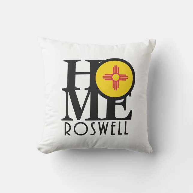 Almofada HOME Roswell Novo México (Frente)