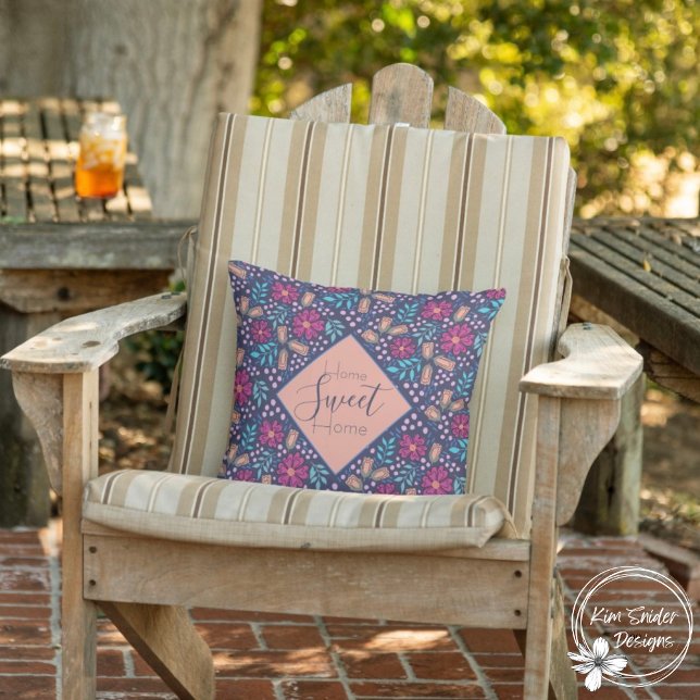 Almofada "Home Sweet Home" (Criador carregado)