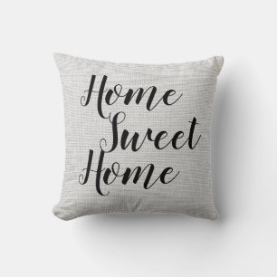 Almofada Home Sweet Home Elegante Rustic Country Farmhouse