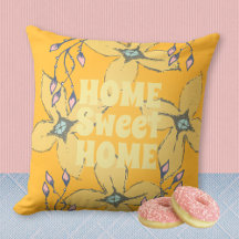 Home Sweet HOME Flower Power Pop Art
