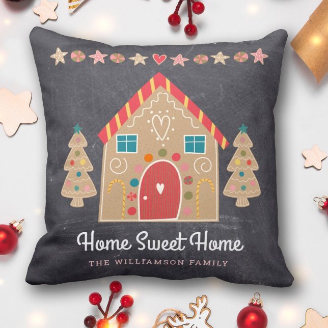 Almofada Home Sweet Home Gingercake Chalkboard (Criador carregado)