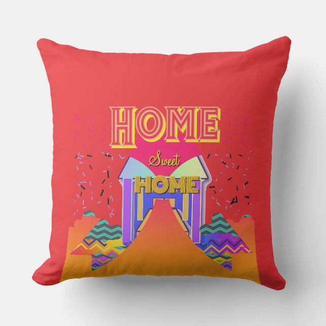 Almofada Home Sweet Home Red (Frente)