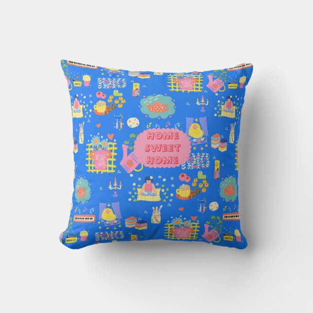 Almofada Home Sweet Personalizado (Frente)