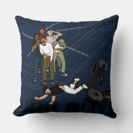 Almofada Homem Azul na Bike bate no Manhole OHBOYS se racha