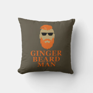 Almofada homem-barba-gengibre