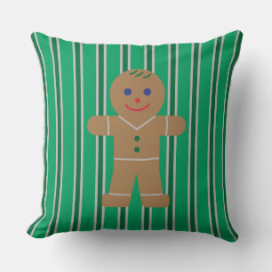 Almofada Homem de Biscoito de Natal Divertido e Chique
