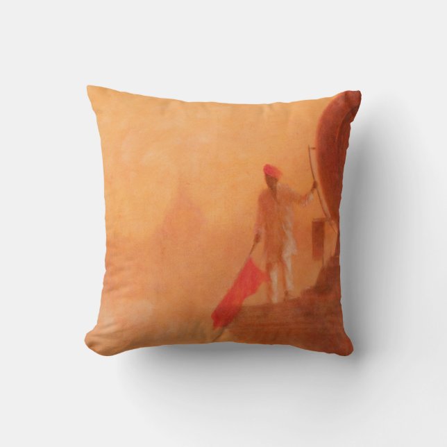 Almofada Homem Railway Agra 2010 da bandeira (Frente)