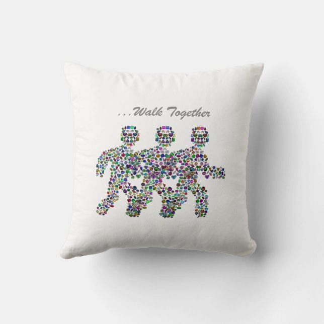 Almofada Homens em Movimento (Verso)