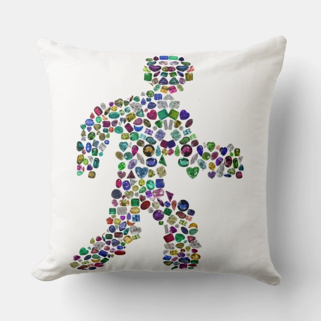 Almofada Homens em Movimento (Frente)