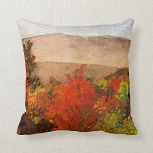 Almofada Homer - Autumn Treetops, famosa pintura