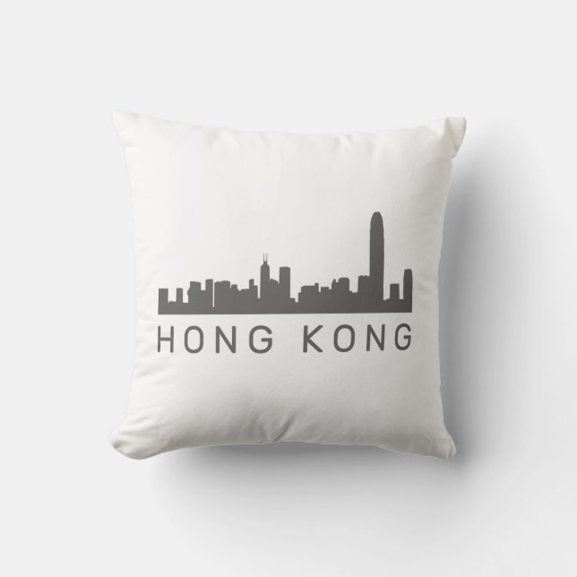 Almofada Hong Kong Gift HK Skyline Gpresente (Frente)