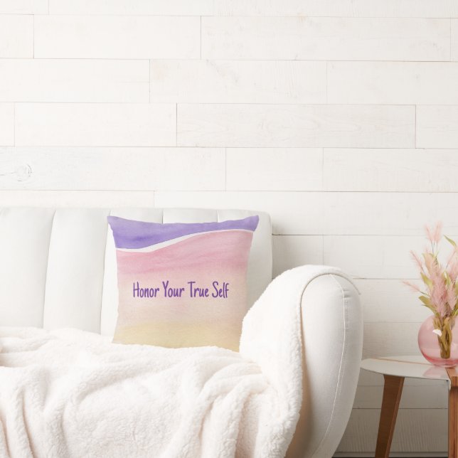 Almofada Honre seu verdadeiro Travesseiro decorativo (Sofá)