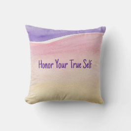 Almofada Honre seu verdadeiro Travesseiro decorativo