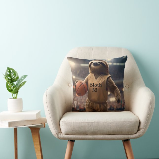 Almofada Hoops and Hangs: The Slam Dunking Sloth, (Cadeira)