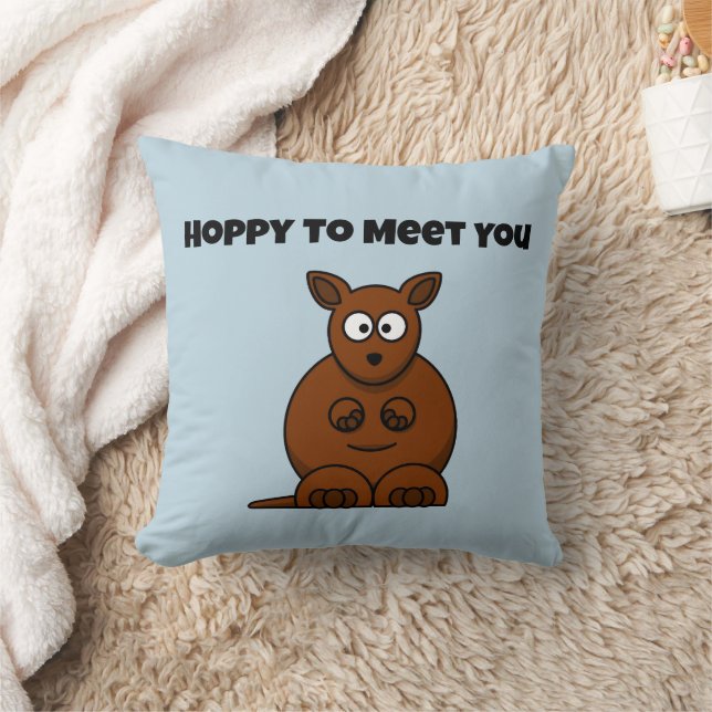Almofada Hoppy para conhecê-lo Cartoon Engraçado (Cobertor)